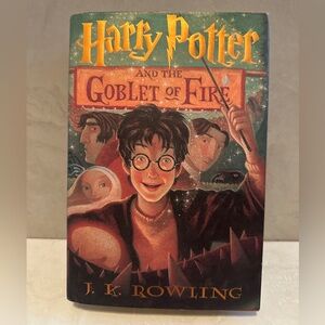 HARRY POTTER AND THE GOBLET OF FIRE by J.K. Rowling, HC, First Edition Excellent